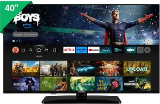 Telefunken TE40759B50V4F TV 101,6 cm (40) Wi-Fi Nero 250 cd/m&sup2;
