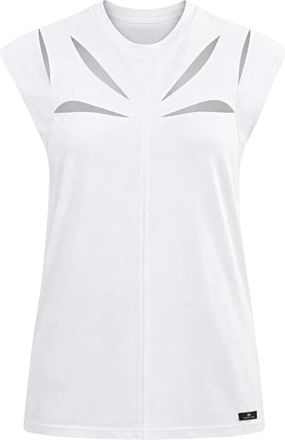 Elisabetta Franchi Mujer, Camisetas, Blanco, Talla: L