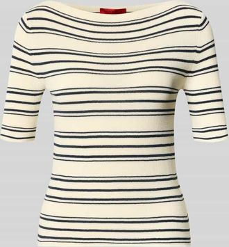 Max & Co. Slim Fit Strickpullover aus Baumwoll-Mix Modell PASATTA in Ecru, Gr&ouml;&szlig;e XL