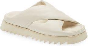 La Canadienne Brittney Slide Sandal in White at Nordstrom Rack, Size 10