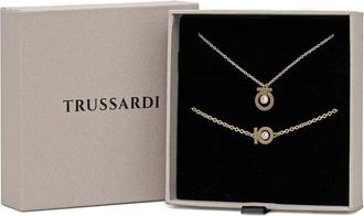 Trussardi Collana con cristalli - Oro