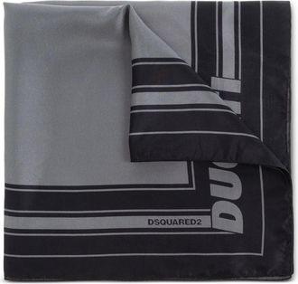 Dsquared2 x Ducati Sciarpa con logo - Grigio