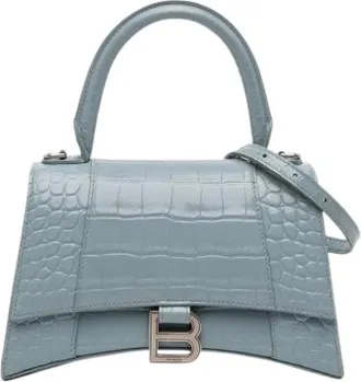 Balenciaga Pre-owned Handbags, female, Blue, Size: ONE SIZE Pre-owned The Hourglass
