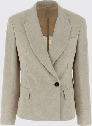 Brunello Cucinelli Blazer doppiopetto Brunello Cucinelli in misto lino