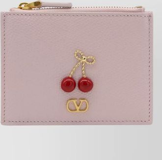 Valentino Garavani compact wallet embellished detail design