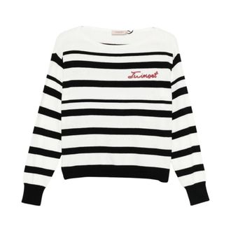 Twinset Striped Long Sleeve Jumpers