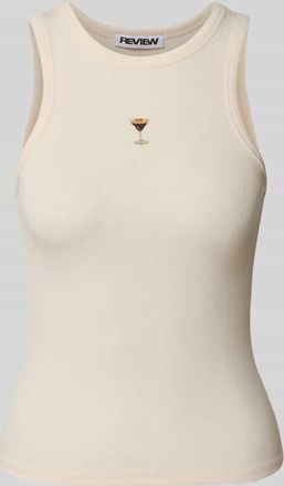 Review Tanktop mit Rundhalsausschnitt in Offwhite, Gr&ouml;&szlig;e XL