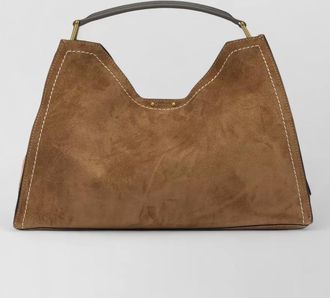 Gianni Chiarini shoulder bag contrast stitching detachable strap