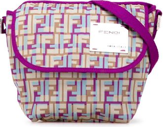 Fendi Pre-owned Fendi Zucca Nylon Crossbody Ladies 2241 26771 018