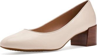 Cole Haan 45MM High Heel Go-To Shayla Block Heel High Womens Heels Sand Dollar Leather : 10.5 B - Medium