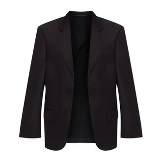 Balenciaga Dames, Jassen, Zwart, Maat: M Wol