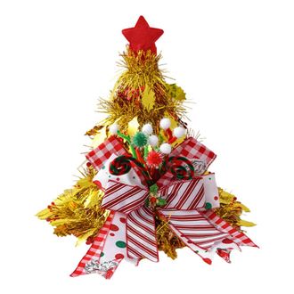 OEM Adornos Para La Cima Del &Aacute;rbol De Navidad Con Dise&ntilde;o De Gorro De Pap&aacute; Noel - 05