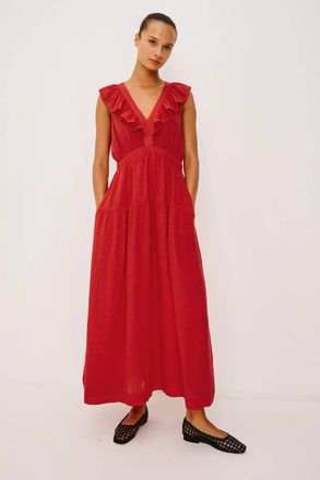 Rails Beaux Dress In Tomato