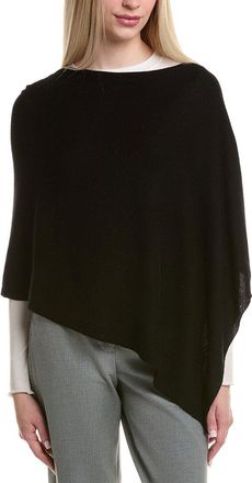 Sofiacashmere Jersey Solid Wool & Cashmere-Blend Poncho