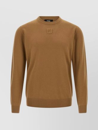 Fendi virgin wool logo sweater