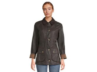 Barbour Barbour Beadnell Wax Jacket Womens Jacket Rustic : 2, Cotton