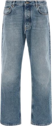 Off-white Half Arrow Slim Relaxed Jeans - Heren - Regular Fit Jeans - Blauw - W32 - Katoen - Jeans