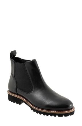 Softwalk Indy Chelsea Boot in Black Smooth at Nordstrom, Size 10.5