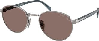 Prada PR B51S 5AV05C Mens Sunglasses Silver Size 53
