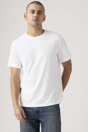 Levi's Relaxed Fit Graphic Tee - Hombre - 2XL - Gris / Levis Palm Trees Mid Tone Heather Grey