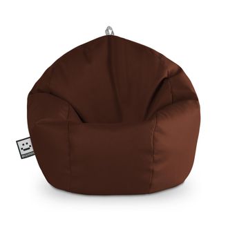 Happers Happers - Puff Pelota Polipiel Marr&oacute;n
