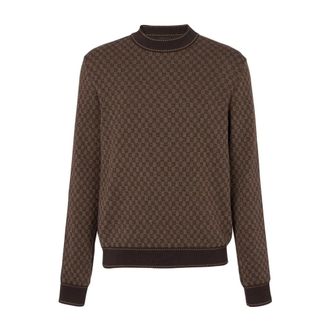 Balmain Mini Monogram Wool Jumper