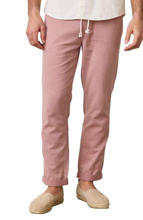Marine Layer Saturday Stretch Beach Pants in Faded Brick at Nordstrom, Size Xx-Large