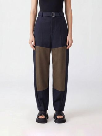 sacai Pantaloni a gamba larga in mesh