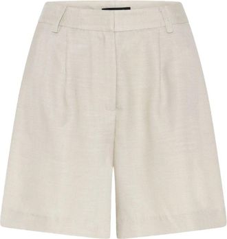Bruuns Bazaar Aphandra BBWinnia Shorts - Dames - Korte Broeken - Beige - 2XL - Korte Broeken
