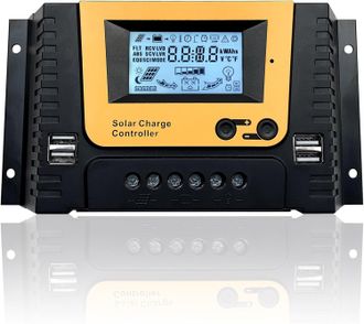 OEM Controlador De Carga Solar De 30 A, 12 V, 24 V, 36 V, 48 V, Identificaci&oacute;n Autom&aacute;tica. Regulador De Carga Solar De 30 A Apto Para Paneles Solares De H