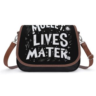 Generic Mullet Lives Matter Crossbody Bags for Women Shoulder Messenger Bag Purse Handbags