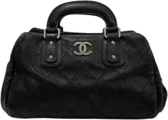 Chanel Pre-owned Handbags, female, Black, Size: ONE SIZE Pre-owned Leather chanel-bags