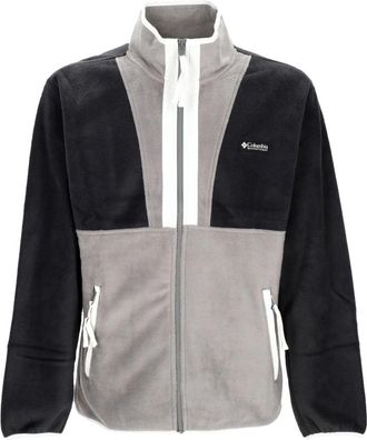 Columbia Fleecejack met volledige rits Zwart/Grijs - Heren - Fleece jassen - Grijs - XL - Polyester - Fitness