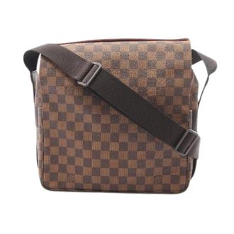 Louis Vuitton Pre-owned Cross Body Bags, female, Brown, Size: ONE SIZE Pre-owned Naviglio Damier Shoulder Bag