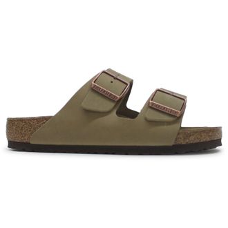 Birkenstock Arizona BS. Waxy Leather Unisex Slides Sandals - Light Tobacco Brown - Size:UK 10.5