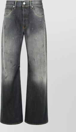 Acne Studios denim mid-rise wide-leg jeans