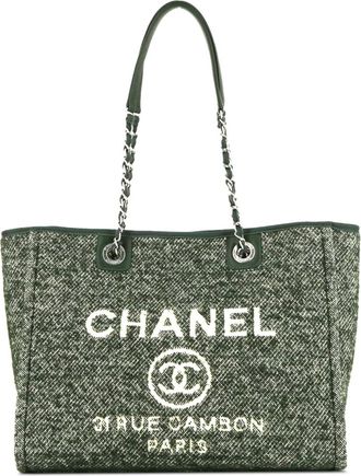 Chanel Deauville schoudertas - Groen