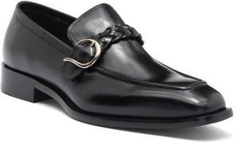 Maison Forte Milos Braided Strap Loafer in Black at Nordstrom Rack, Size 11.5