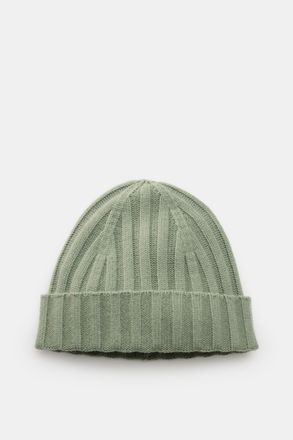 Braun Hamburg Men - Cashmere beanie sage