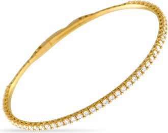 Luxury Bazaar 14K Yellow Gold 1.55ct Lab-Grown Diamond Bracelet MF42-041625