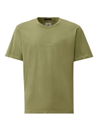 C.P. Company logo-print cotton T-shirt - Green