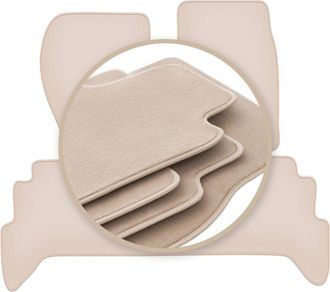 OEM Alfombrillas Beige Premium Para Land Rover Discovery I Todoterreno 1989-1998