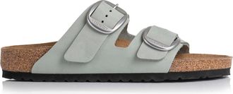 Birkenstock Dames, Schoenen, Groen, Maat: 37 EU Leer