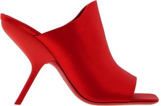 Ferragamo Flame Red Era X5 Mules, Size 7 B