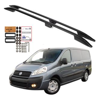 OEM Barras De Techo Fiat Scudo Citoren Jumpy Peugeot Expert L1 2006-2017 Negro
