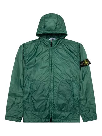 Stone Island Inpakbaar jack met capuchon - Groen