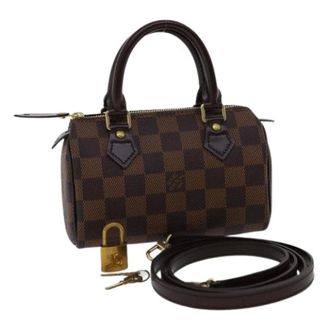 Louis Vuitton Pre-owned Vintage Mini Bag - Dames - Pre-owned - Bruin - Maat: ONE Size