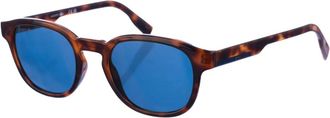 Lacoste Ovale Spiegelglazen Acetaat Zonnebril - Dames - Zonnebrillen - Bruin - ONE Size - Accessoires
