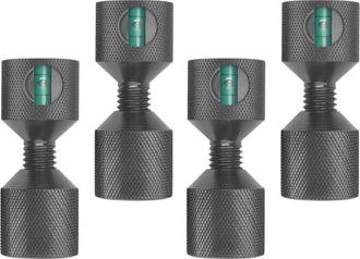 OEM Pasadores De 1-1/8 Con Dos Orificios, Nivel Incorporado, Aluminio 6061, Pasador De Alineaci&oacute;n De Brida De 2 Orificios Con Acabado De &Oacute;xido Anodizado N