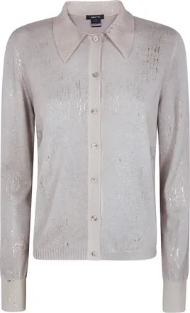 Avant Toi Shirt Cashmere Hand Painted Cashmere Shirt With Check Lamin